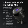 MiniCámara WiFi Espía HD 1080p